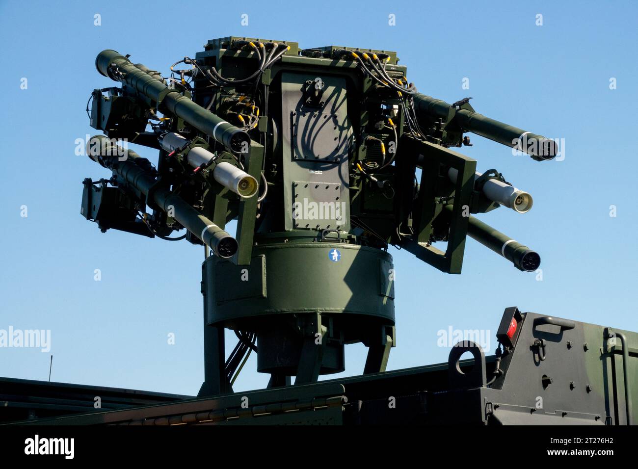 Le SPZR Poprad est un système de missiles antiaériens autopropulsés VSHORAD de défense aérienne à très courte portée de l'armée polonaise Banque D'Images