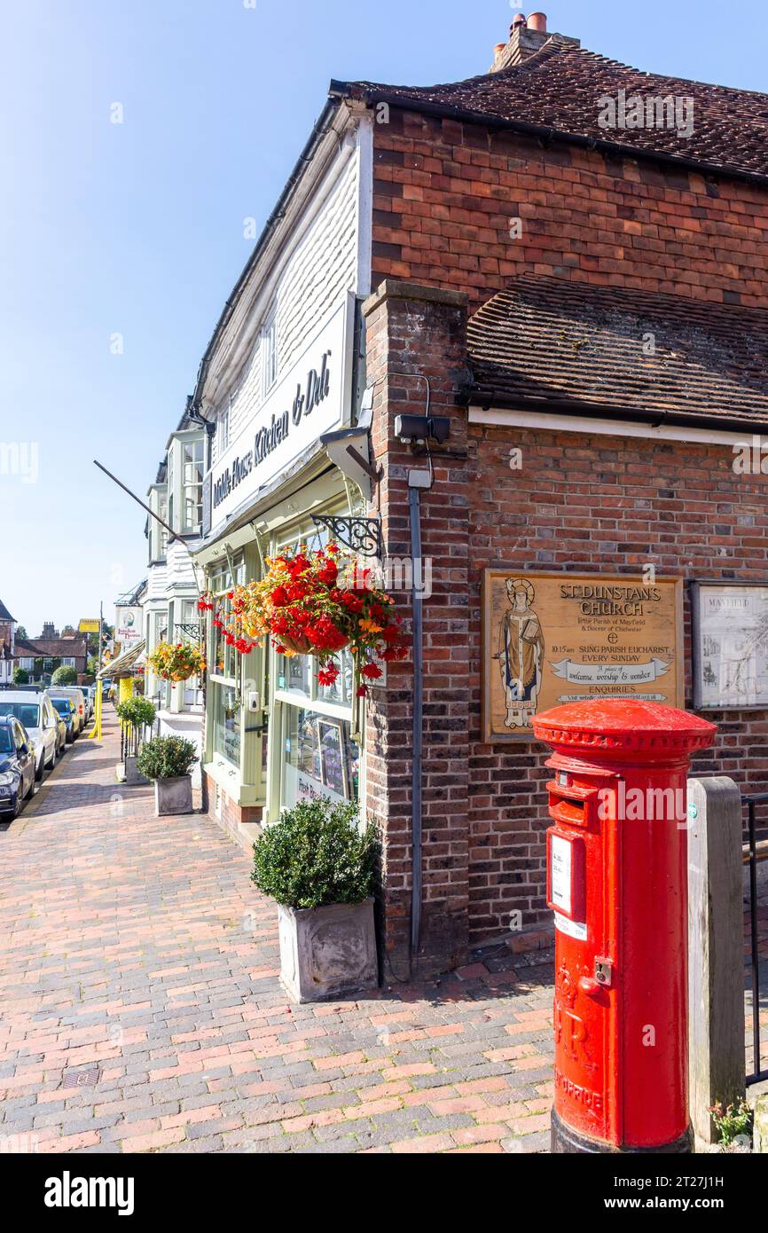 Middle House Kitchen and Deli, High Street, Mayfield, East Sussex, Angleterre, Royaume-Uni Banque D'Images