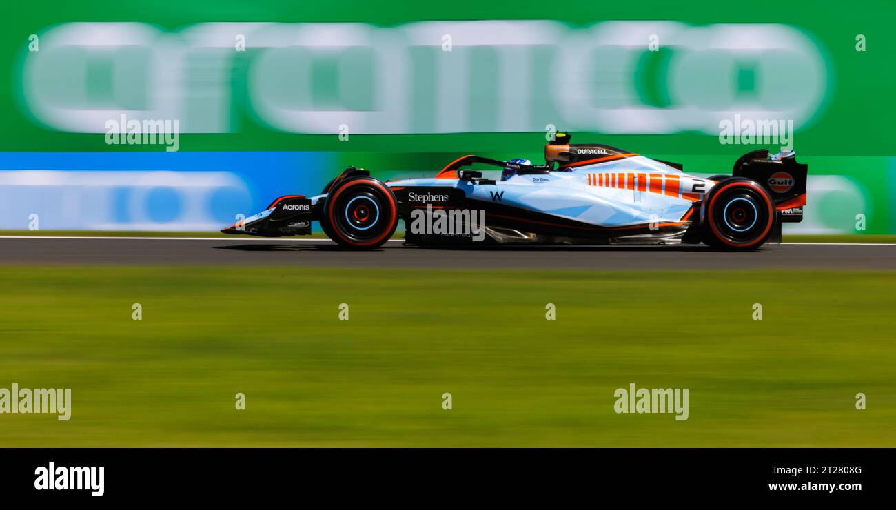 Circuit du Grand Prix de Suzuka, 18 octobre 2023 : Logan Sargeant de l'équipe Williams lors du Grand Prix de Formule 1 du Japon 2023. Banque D'Images