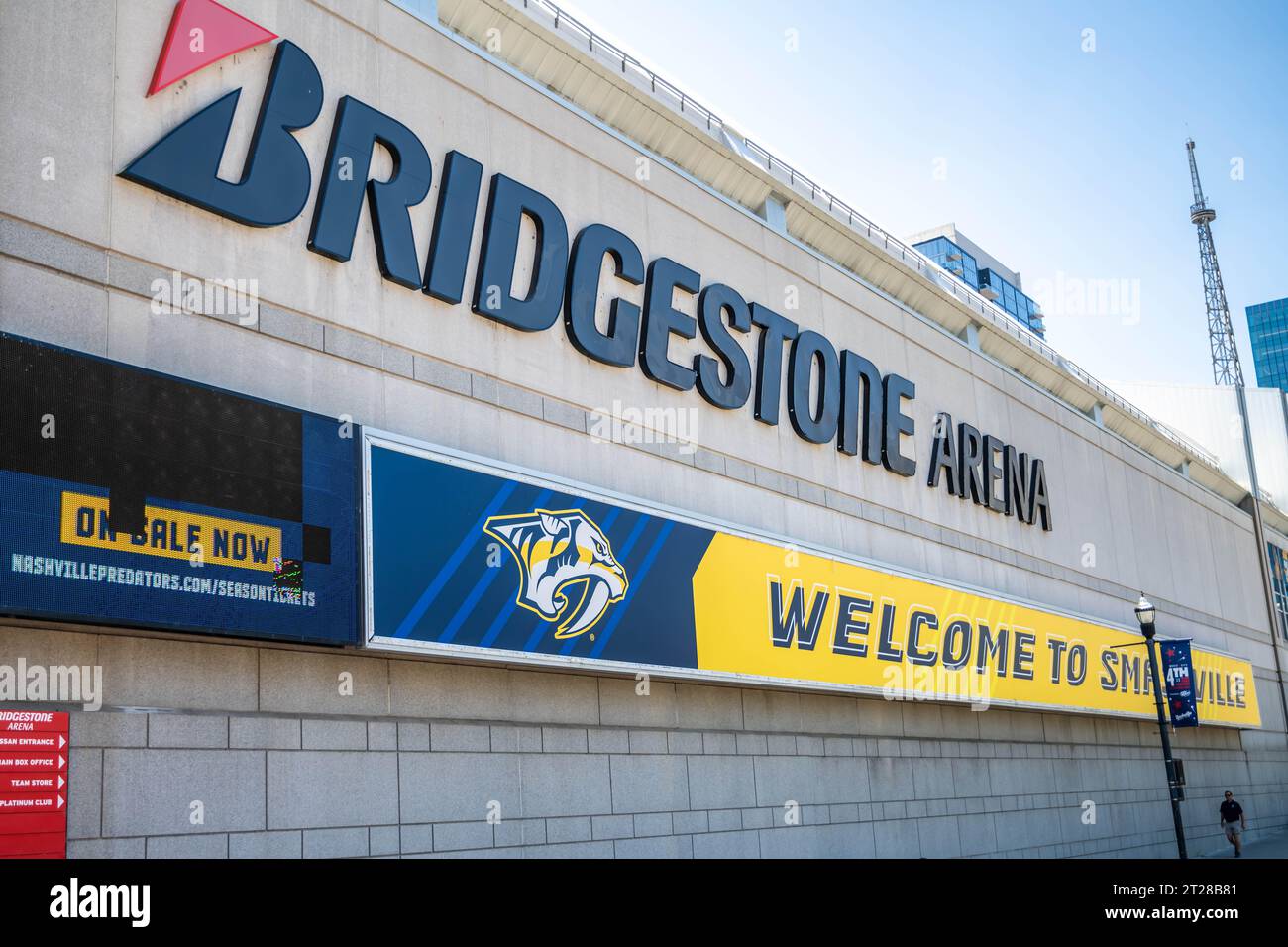 Nashville, TN, USA - 29 juin 2022 : The Bridgestone Arena Banque D'Images