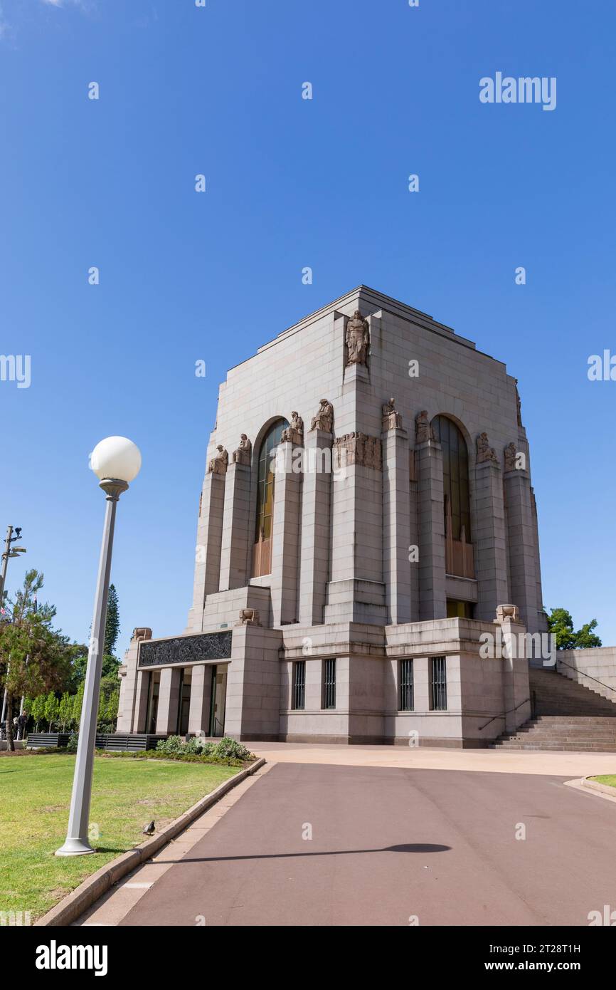 Le mémorial ANZAC à Hyde Park Sydney, en souvenir des corps d'armée australiens et néo-zélandais qui ont donné leur vie dans un conflit militaire Banque D'Images