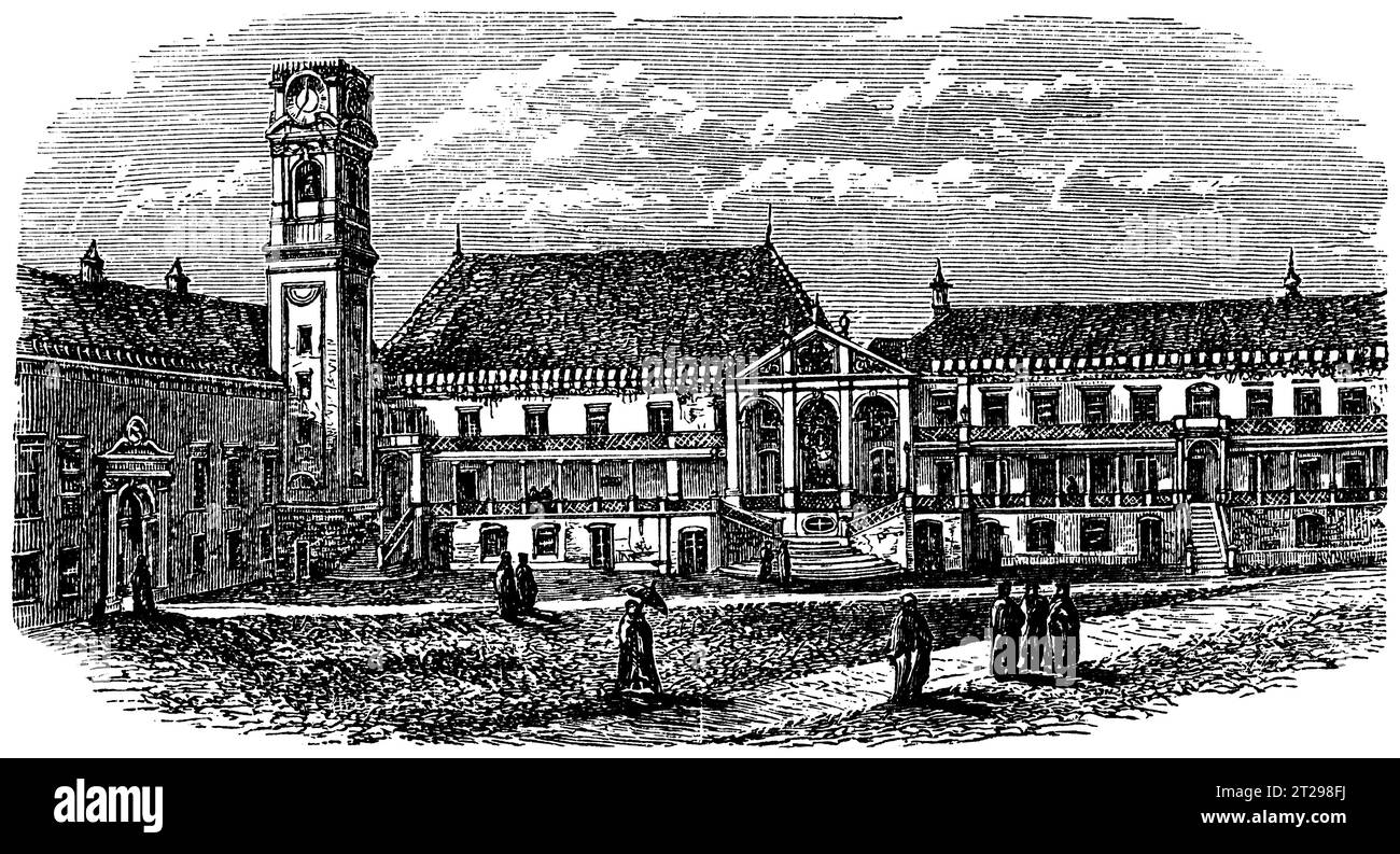 Illustration restaurée numériquement de 'The Condensed American Encyclopedia', publiée au 19e siècle. Banque D'Images