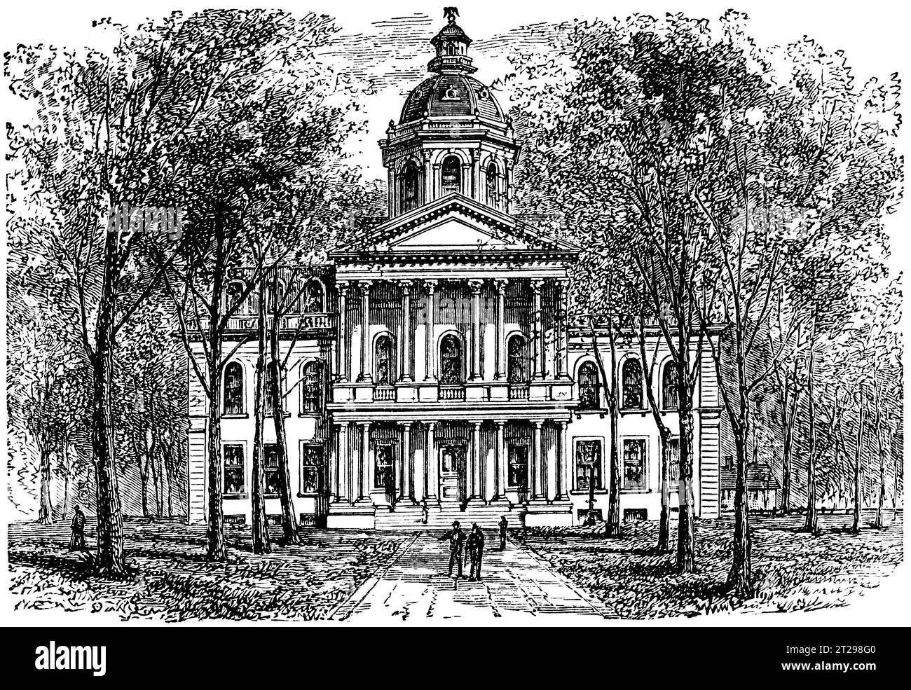 Illustration restaurée numériquement de 'The Condensed American Encyclopedia', publiée au 19e siècle. Banque D'Images Illustration restaurée numériquement de 'The Condensed American Encyclopedia', publiée au 19e siècle. Banque D'Images
