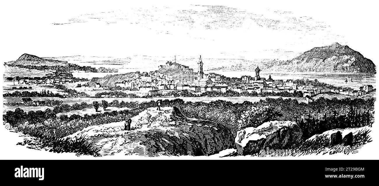 Restauré numériquement à partir de 'The Condensed American Encyclopedia' publié en 1882. Banque D'Images