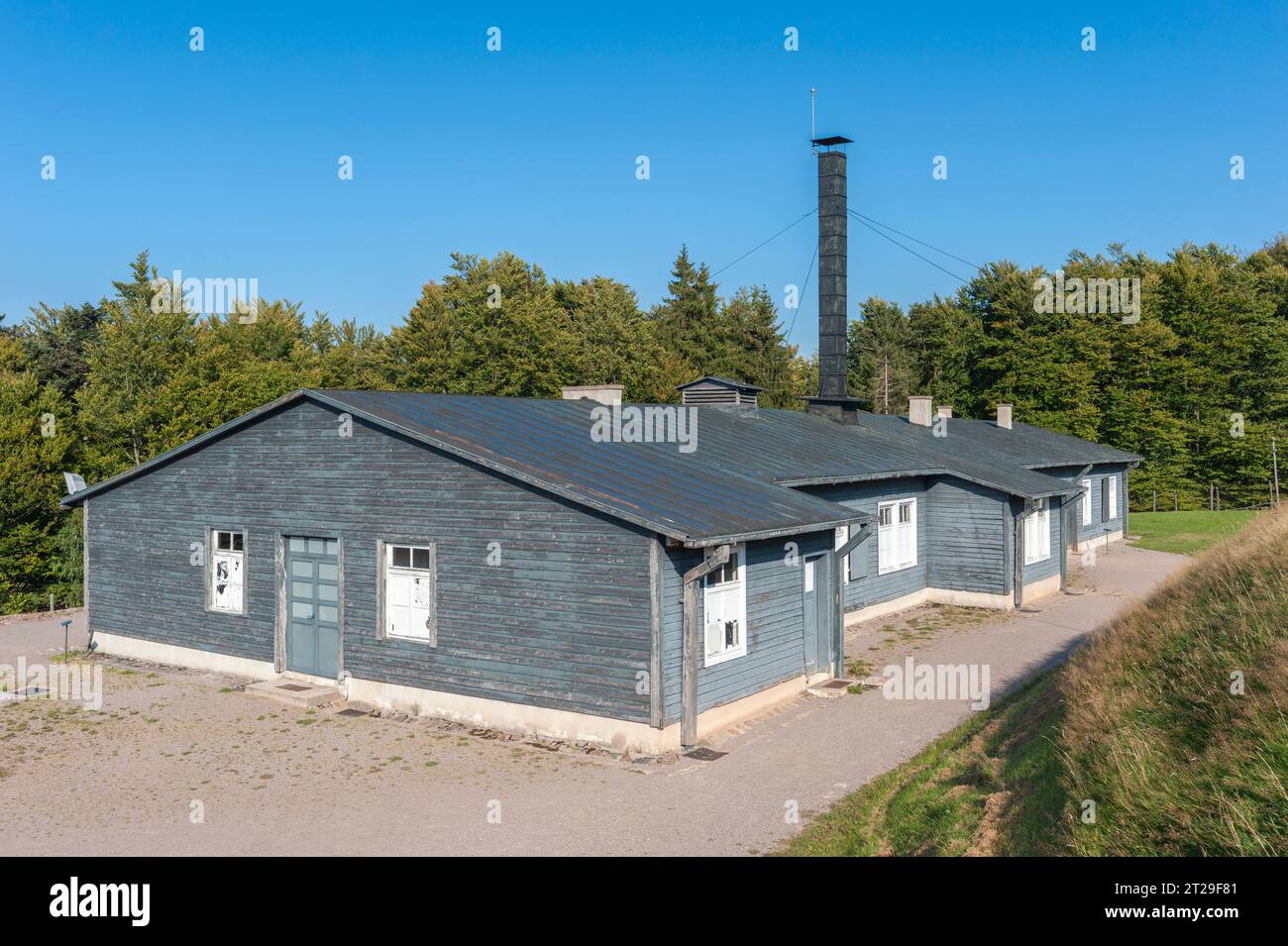 Crématorium dans l'ancien camp de concentration de Natzweiler-Struthof, Natzwiller, Alsace, France, Europe Banque D'Images