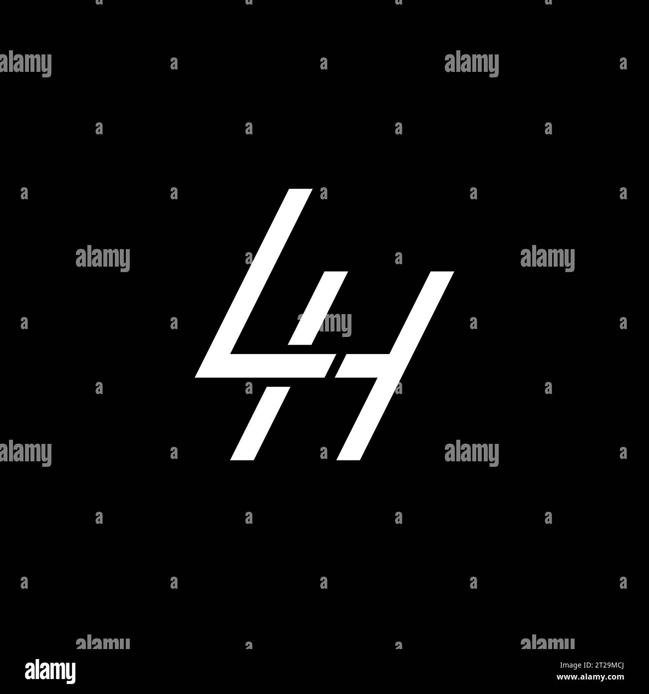 Logo gauche, monogramme gauche, initiales logo gauche, lettre logo gauche, icône, vecteur Illustration de Vecteur