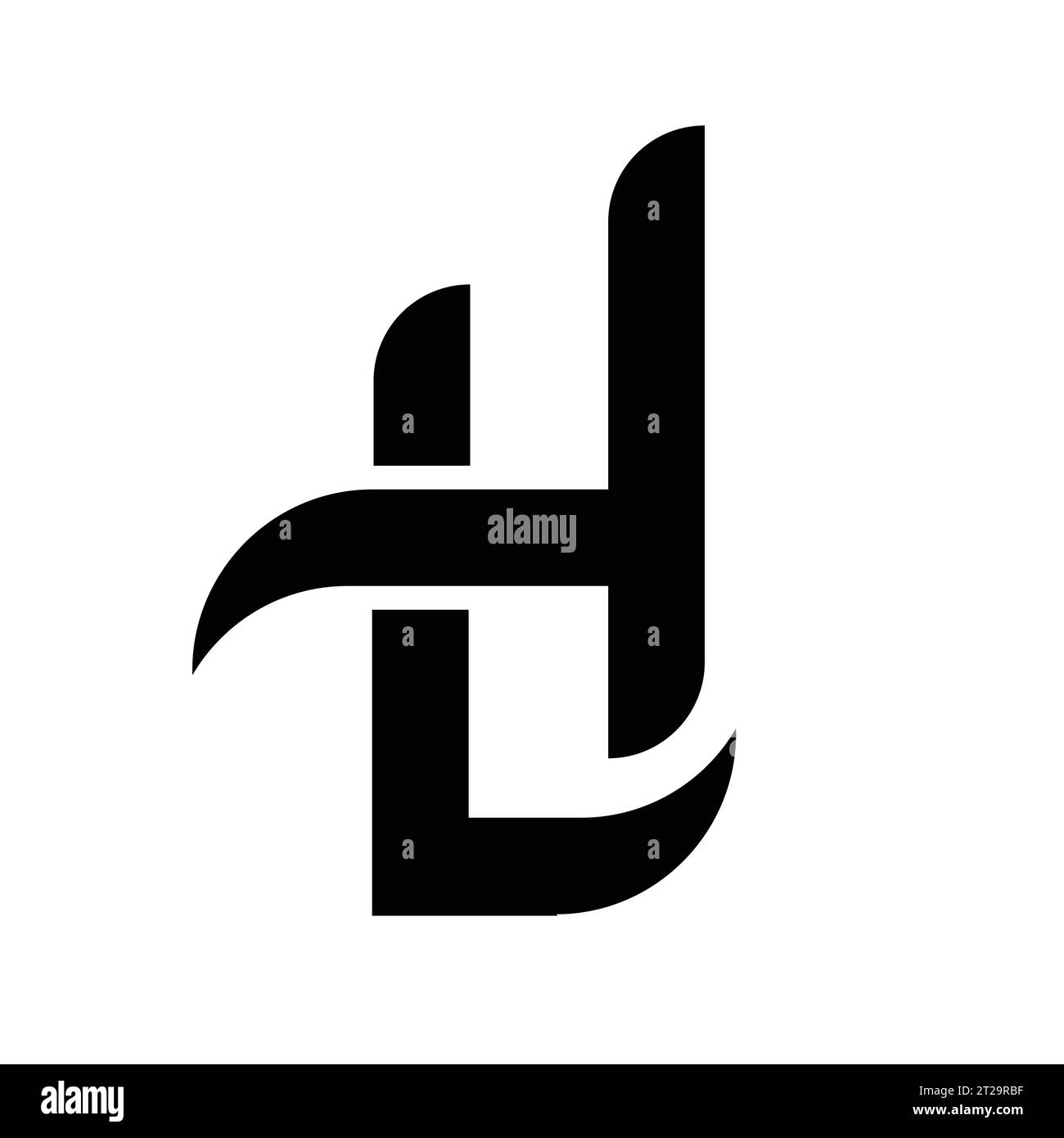 Logo HL LH, monogramme HL LH, logo HL initial, lettre HL LH logo, icône, Vector Illustration de Vecteur