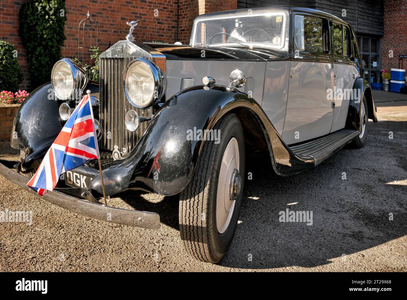 Rolls Royce 25 30 1936 Vintage Luxury Saloon. Angleterre Royaume-Uni Banque D'Images