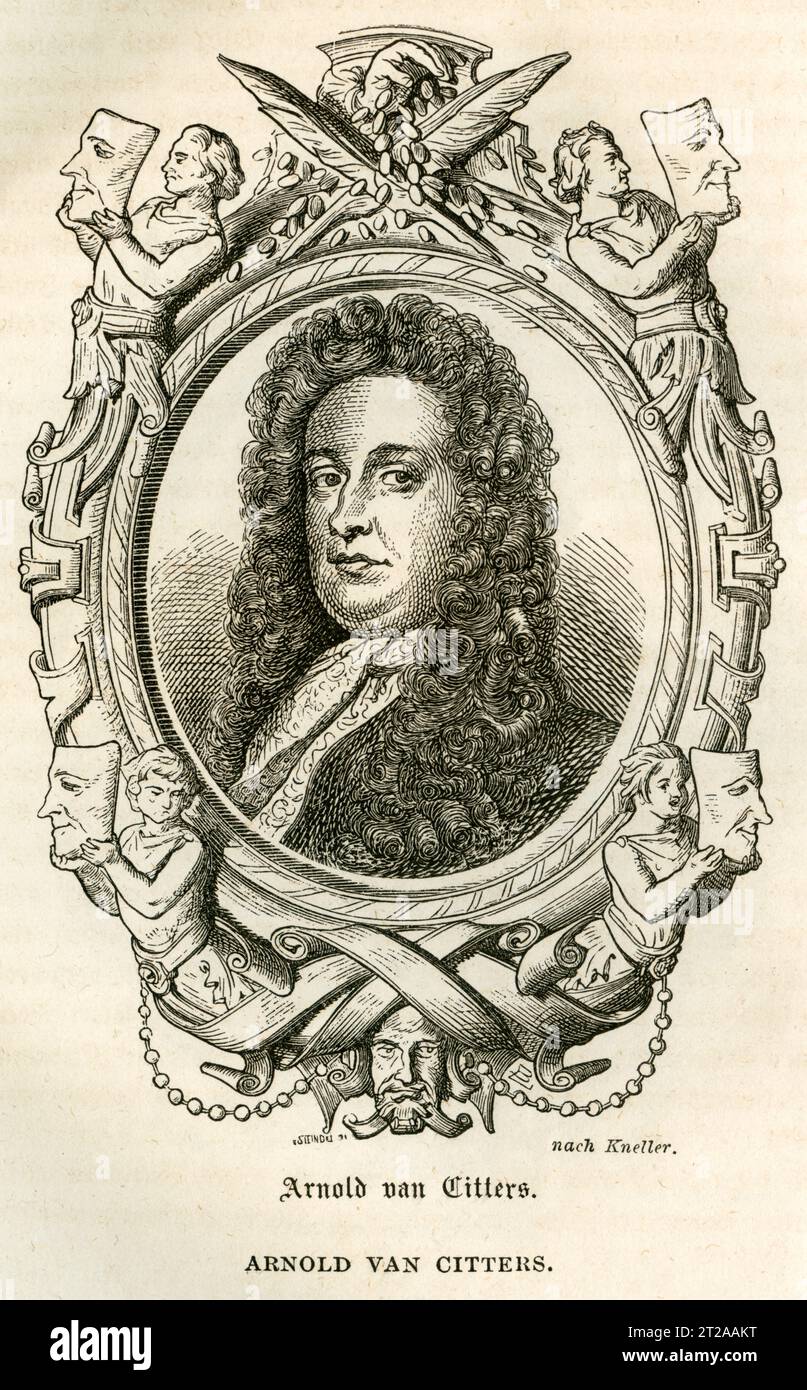 Europa, Niederlande, Arnold van Citters, holländischer Botschafter in Großbritannien, Motiv aus : Geschichte von England, von Thomas Babington Macaulay , deutsch von Wilhelm Beseler , 2. Groupe , Verlag Georg Westermann, Braunschweig , 1863 . / Europe, pays-Bas, Arnold van Citters, ambassadeur néerlandais en Grande-Bretagne , image tirée de : Histoire de l'Angleterre, de Thomas Babington Macaulay , en allemand de Wilhelm Beseler , volume 2 , maison d'édition Georg Westermann , Braunschweig, 1863 . Banque D'Images