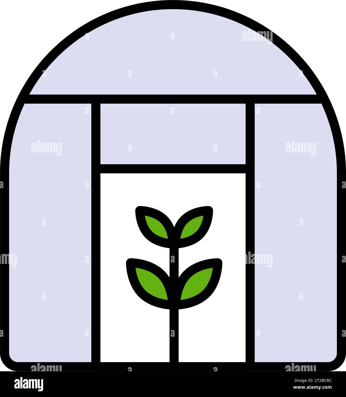 Icône de maison écologique, logo énergie verte dans la maison, bâtiment écologique, concept de serre, architecture écologique moderne, symbole plat sur fond blanc Illustration de Vecteur