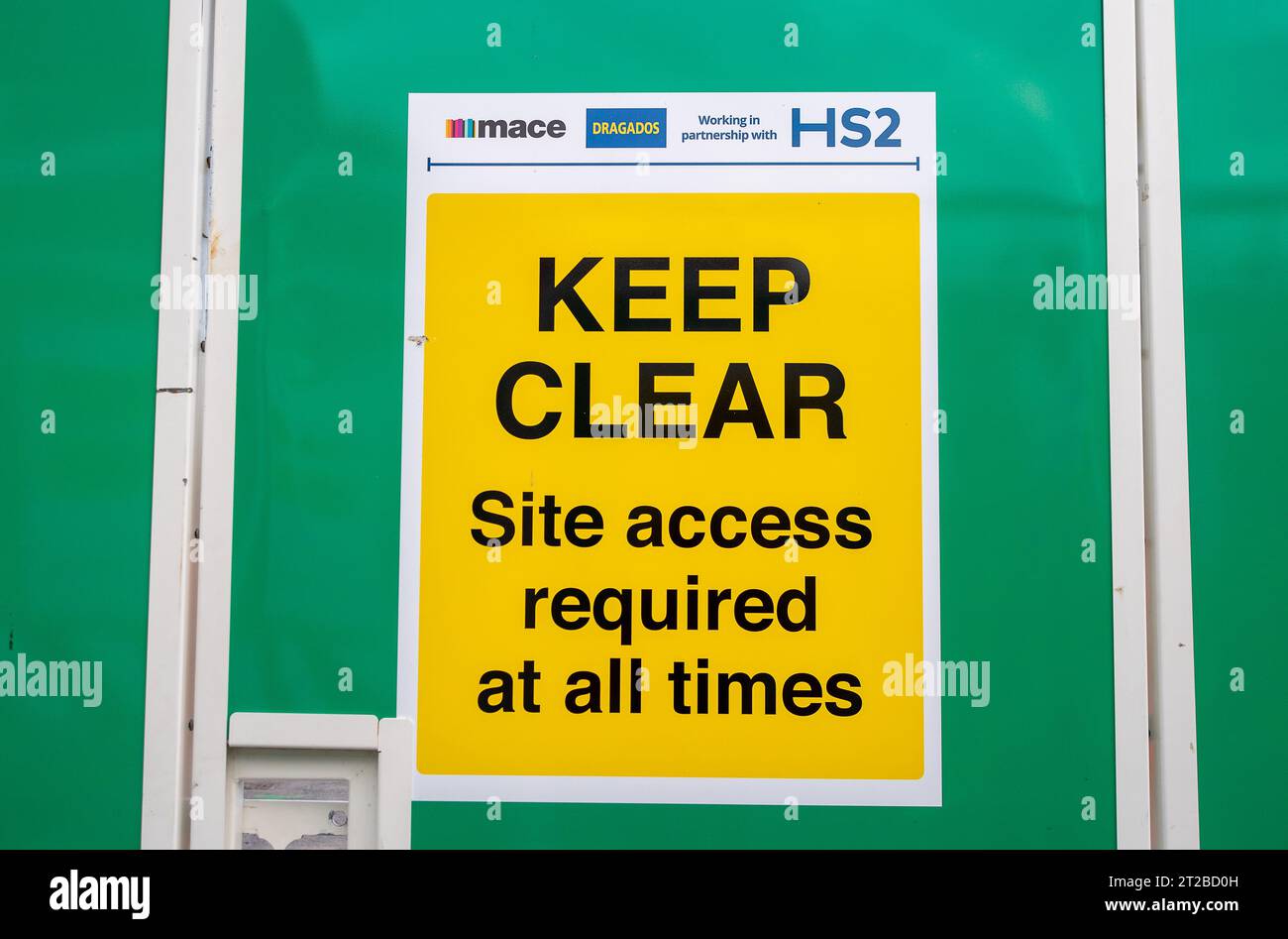Euston, Londres, Royaume-Uni. 17 octobre 2023. Travaux de construction et de construction HS2 sur les sites HS2 High Speed Rail Euston à Londres. Il a été signalé que le chemin de fer HS2 phase 1 ira seulement jusqu'à Old Oak Common et non Euston comme prévu, à moins que des investisseurs privés tiers ne puissent lever suffisamment de fonds pour cela. Le Premier ministre Rishi Sunak a récemment annoncé l'annulation de la phase 2 du HS2 High Speed Rail Northern Leg de Birmingham à Manchester. Au lieu de cela, l'argent sera utilisé pour l'infrastructure ferroviaire si nécessaire dans le Nord et l'amélioration des routes dans toute l'Angleterre. Crédit : Maureen McLean/Alam Banque D'Images