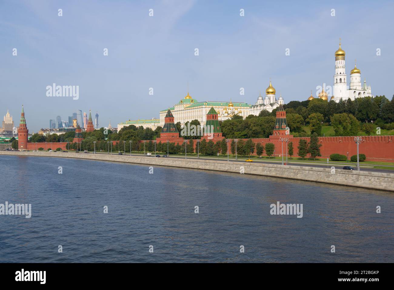 Moscou Kremlin un matin de septembre. Moscou, Russie Banque D'Images