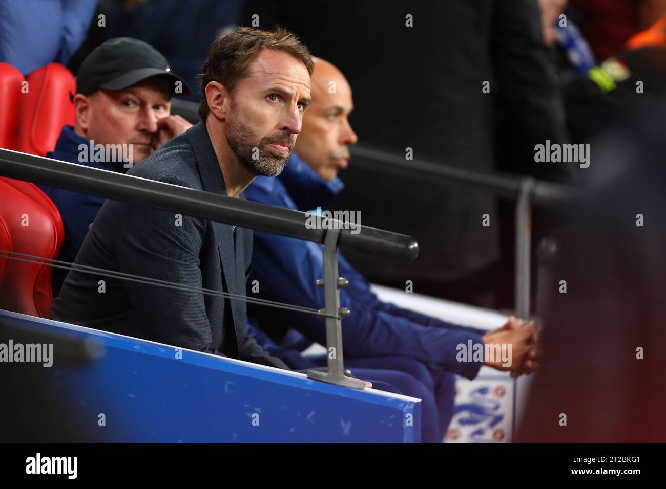 Manager de l'Angleterre, Gareth Southgate - Angleterre contre Italie, UEFA EURO 2024 qualification Group C, Wembley Stadium, Londres, Royaume-Uni - 17 octobre 2023. Banque D'Images