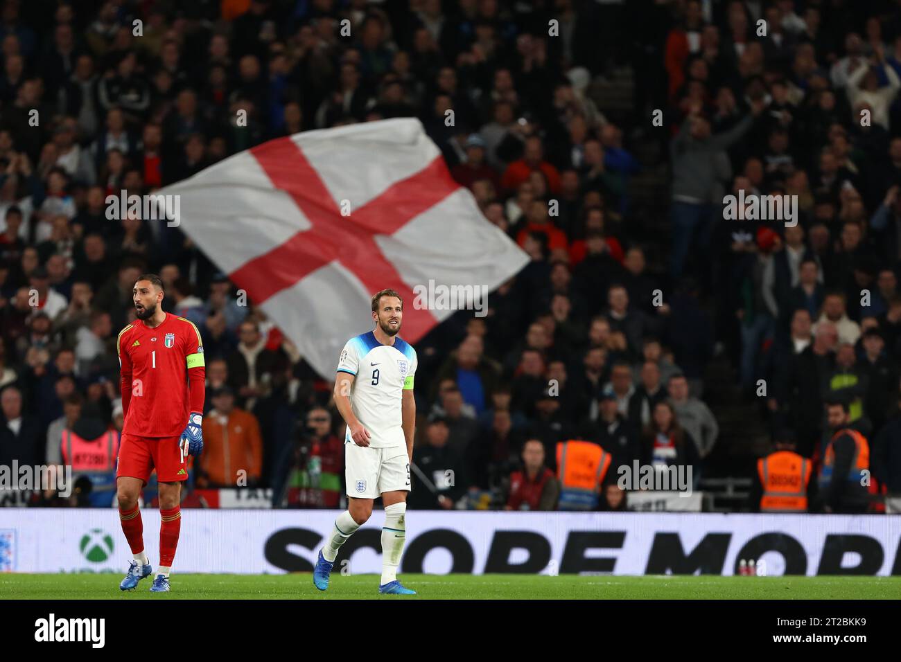 Harry Kane d'Angleterre - Angleterre contre Italie, UEFA EURO 2024 qualifier Group C, Wembley Stadium, Londres, Royaume-Uni - 17 octobre 2023. Banque D'Images