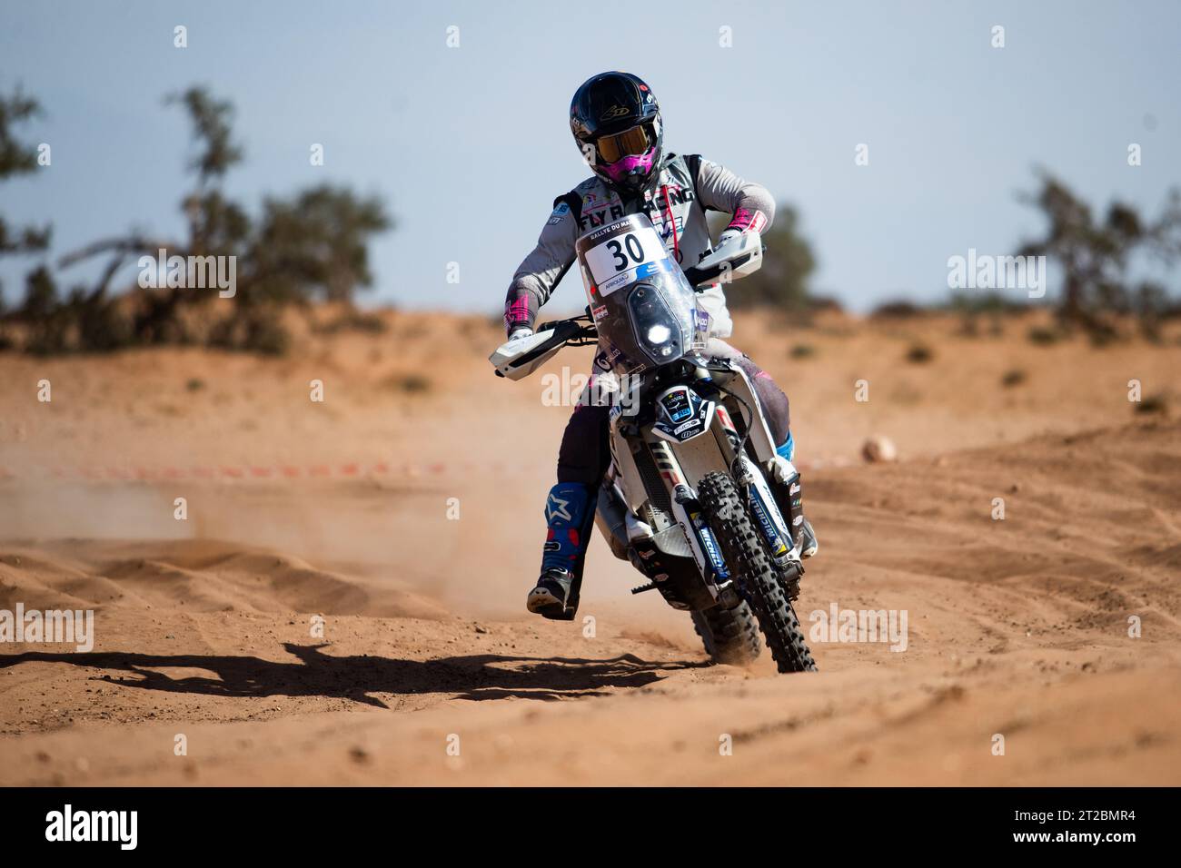 30 DUMONTIER Romain (fra), Team Dumontier Racing, Husqvarna 450 Rally, FIM W2RC, action lors du Prologue du Rallye du Maroc 2023, le 13 octobre 2023 à Agadir, Maroc - photo Joao Filipe / DPPI Banque D'Images