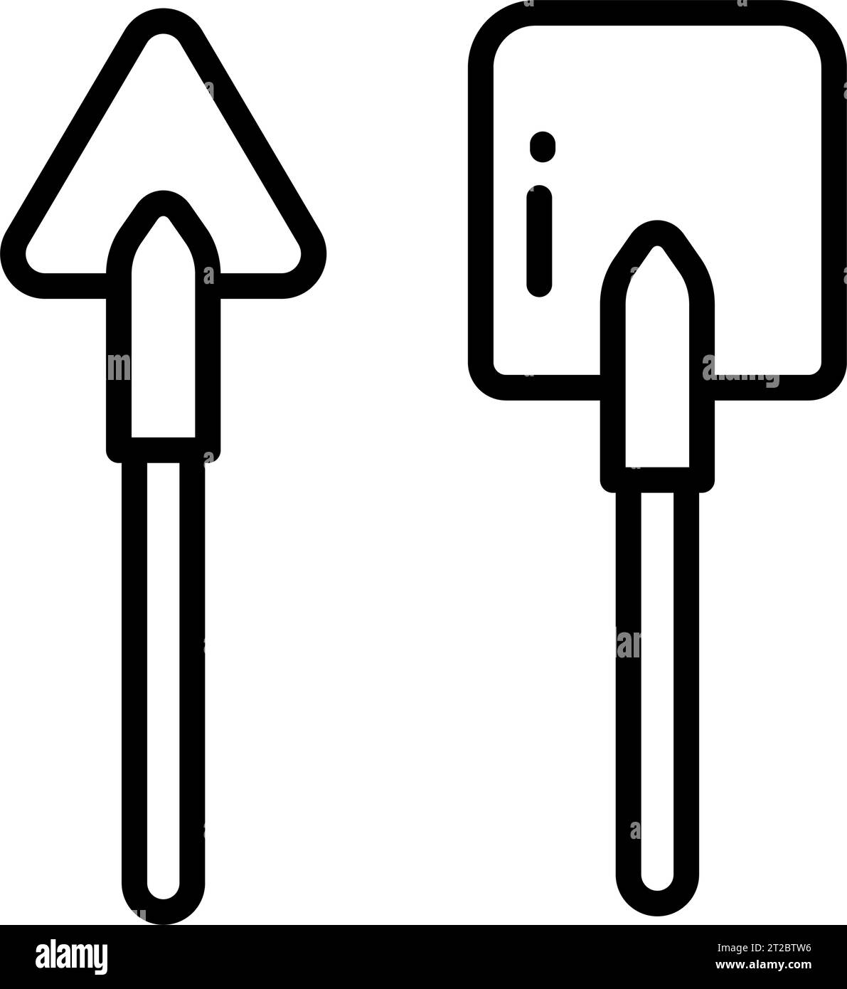 Icône Outils de ferme. Élément de contour de la collection agricole. Signe d'icône Linear Farm Tools pour la conception Web, l'infographie et plus encore. Illustration de Vecteur