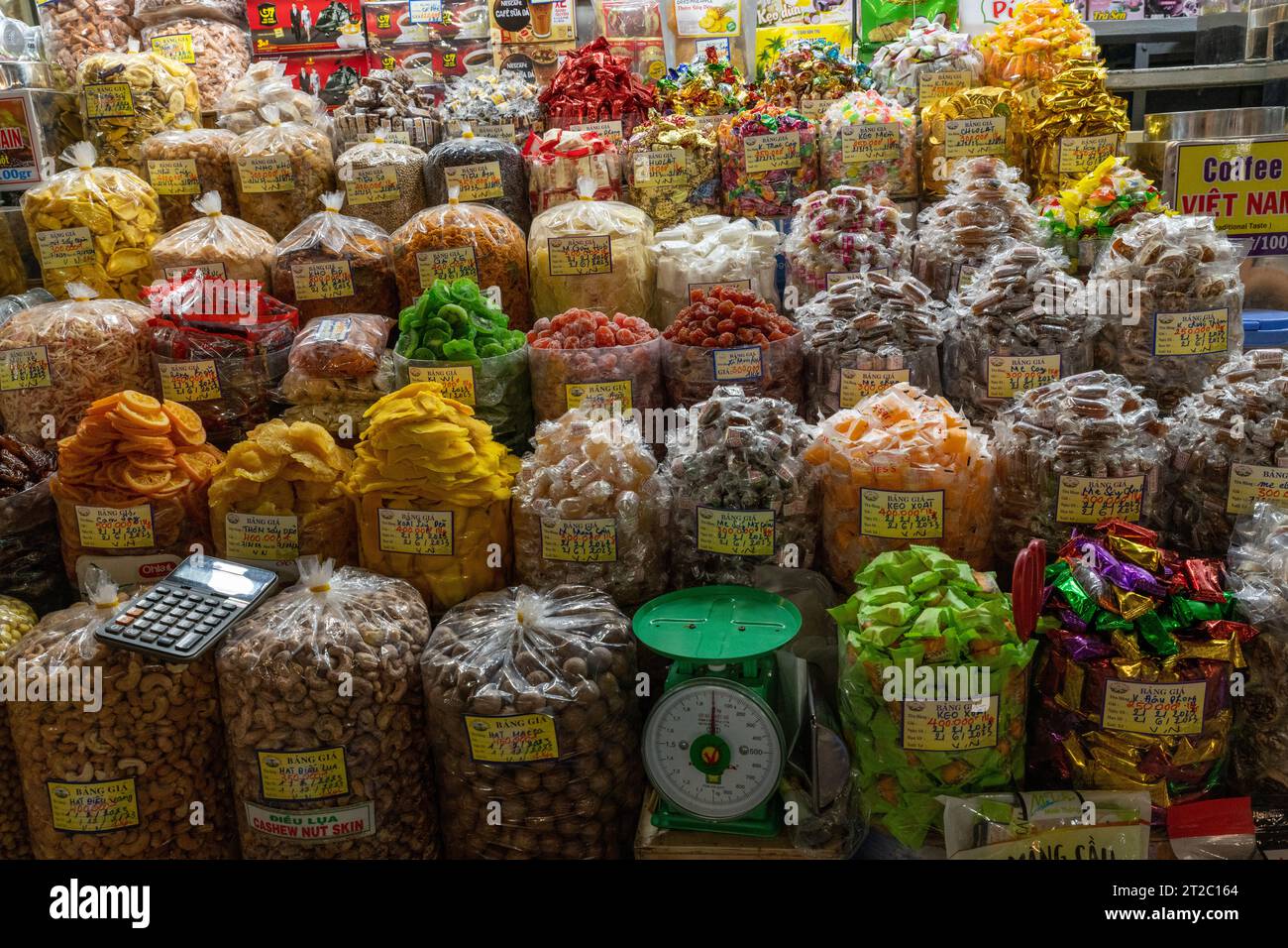 Ben Thanh Market Saigon, vetnam Banque D'Images