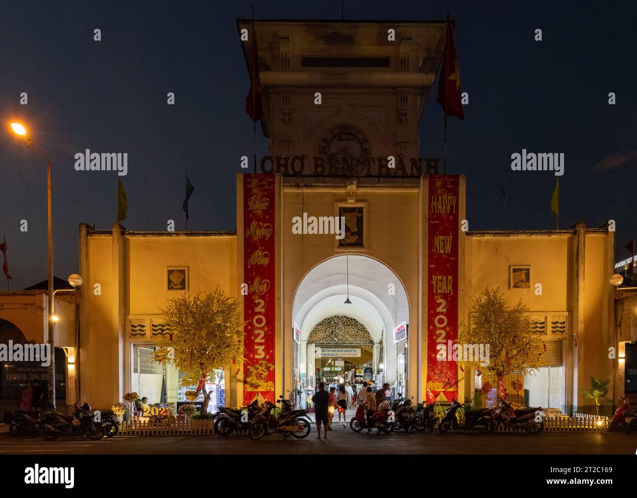 Ben Thanh Market Saigon, vetnam Banque D'Images