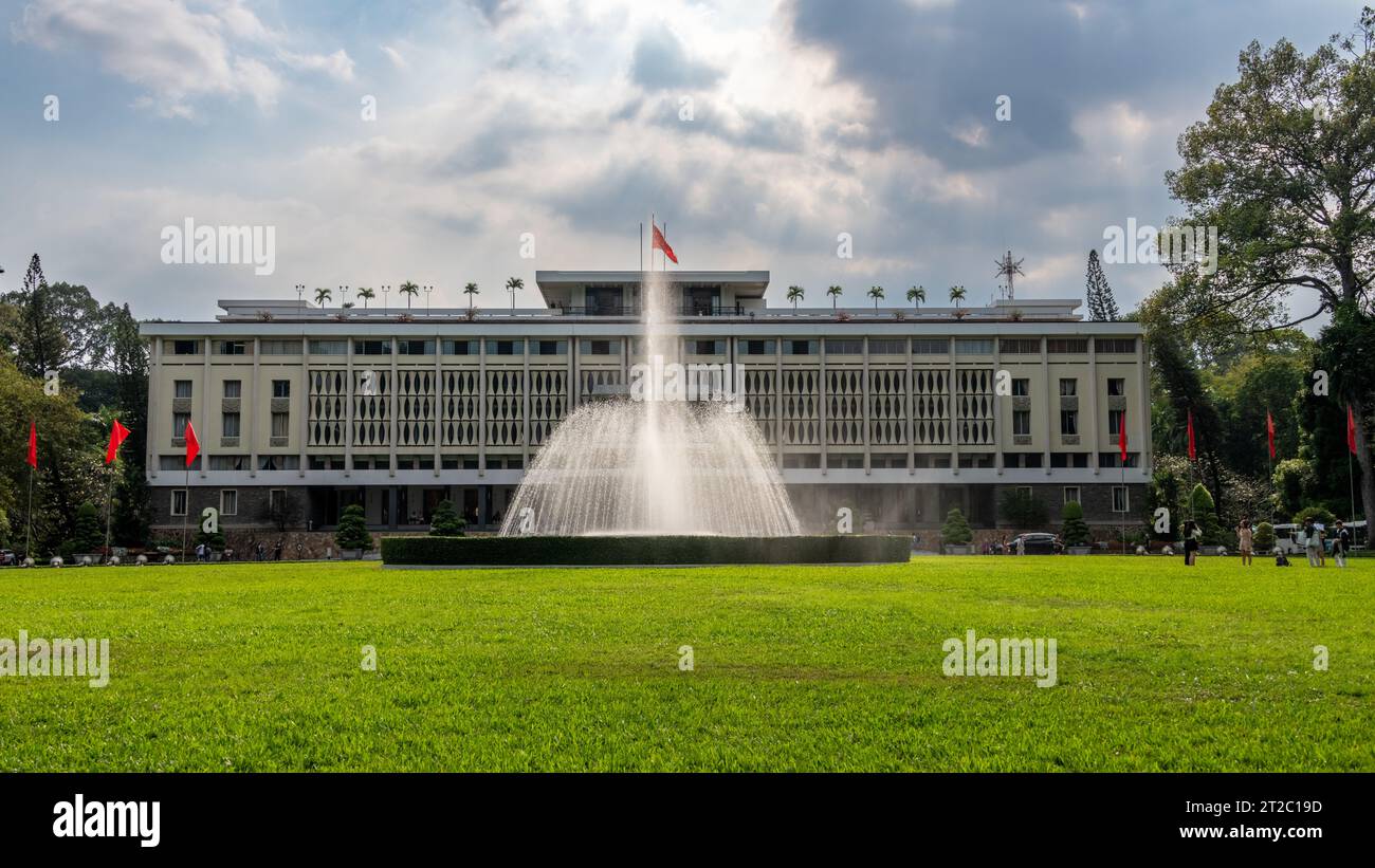 Palais de l'indépendance, Ho Chi Minh ville, Vietnam Banque D'Images