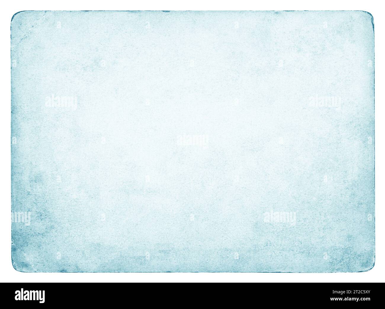 Fond de texture de papier bleu ciel - isolé (chemin de détourage inclus) Banque D'Images