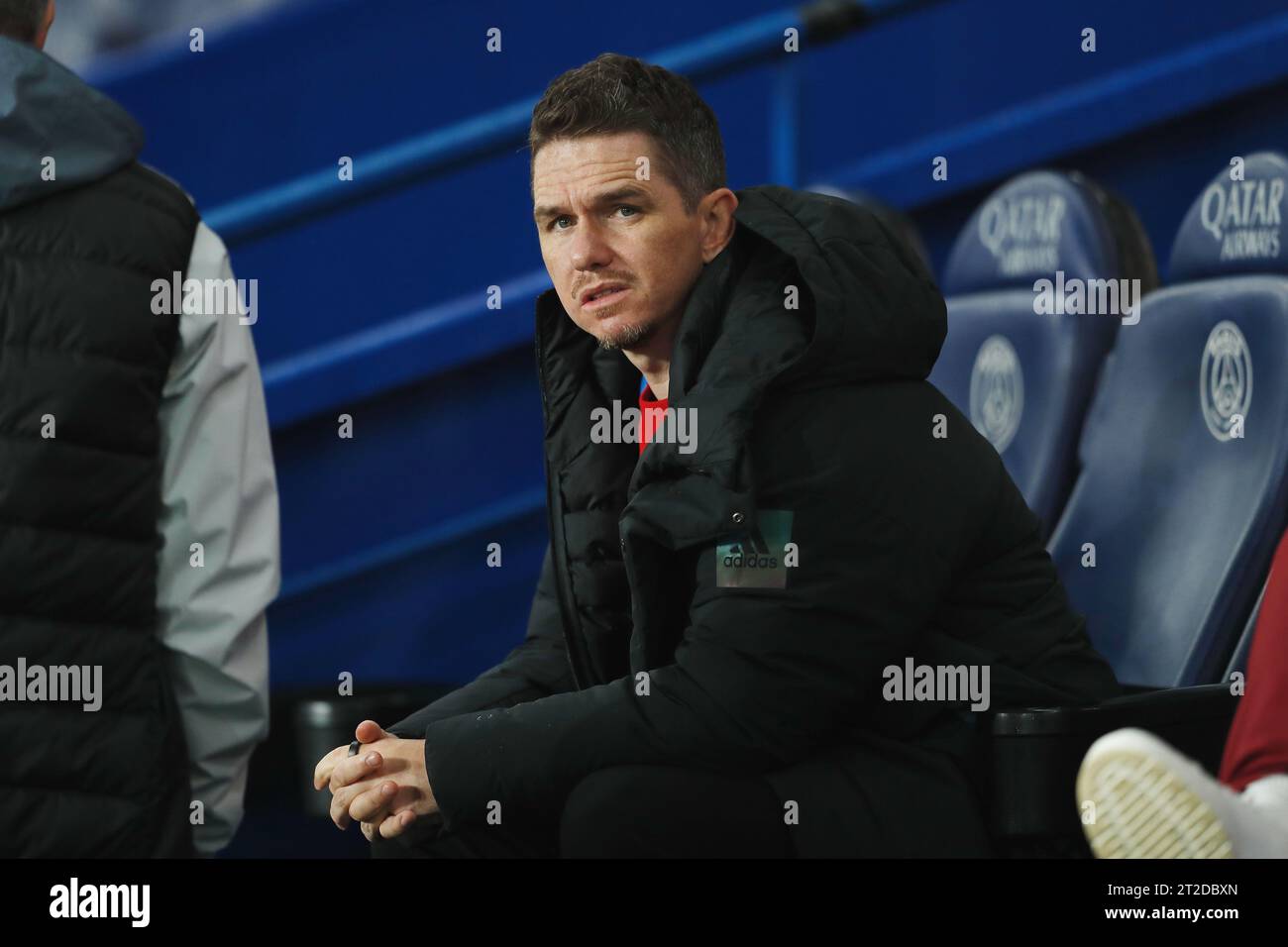 Paris, France. 18 octobre 2023. Marc Skinner (Manu) football/football : UEFA Women's Champions League Round2 match de 2e manche entre le Paris Saint-Germain féminin 3-1 Manchester United WFC au Parc des Princes à Paris, France . Crédit : Mutsu Kawamori/AFLO/Alamy Live News Banque D'Images