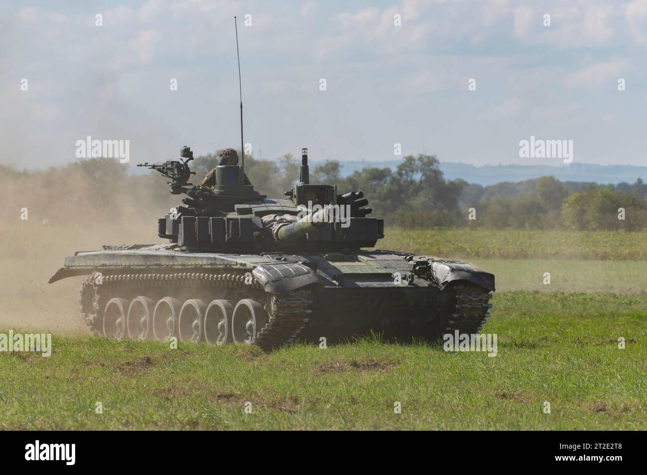 Char T-72M4CZ aux Journées OTAN 2023 à Ostrava, République tchèque Banque D'Images