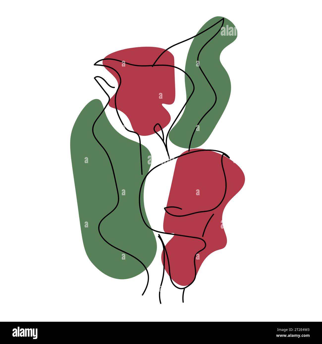 Fleur de lys Calla. Dessin en ligne continue. Fleur de dessin de ligne simple pour logo, icône, conception Illustration de Vecteur