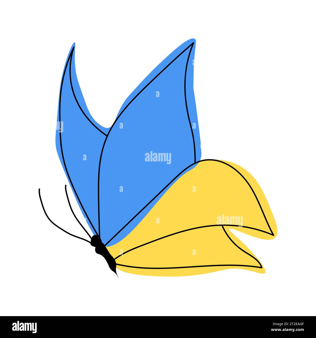 Elément de dessin de ligne continue d'oiseau volant isolé sur fond blanc pour logo ou élément décoratif. Illustration vectorielle de forme animale à la mode Illustration de Vecteur