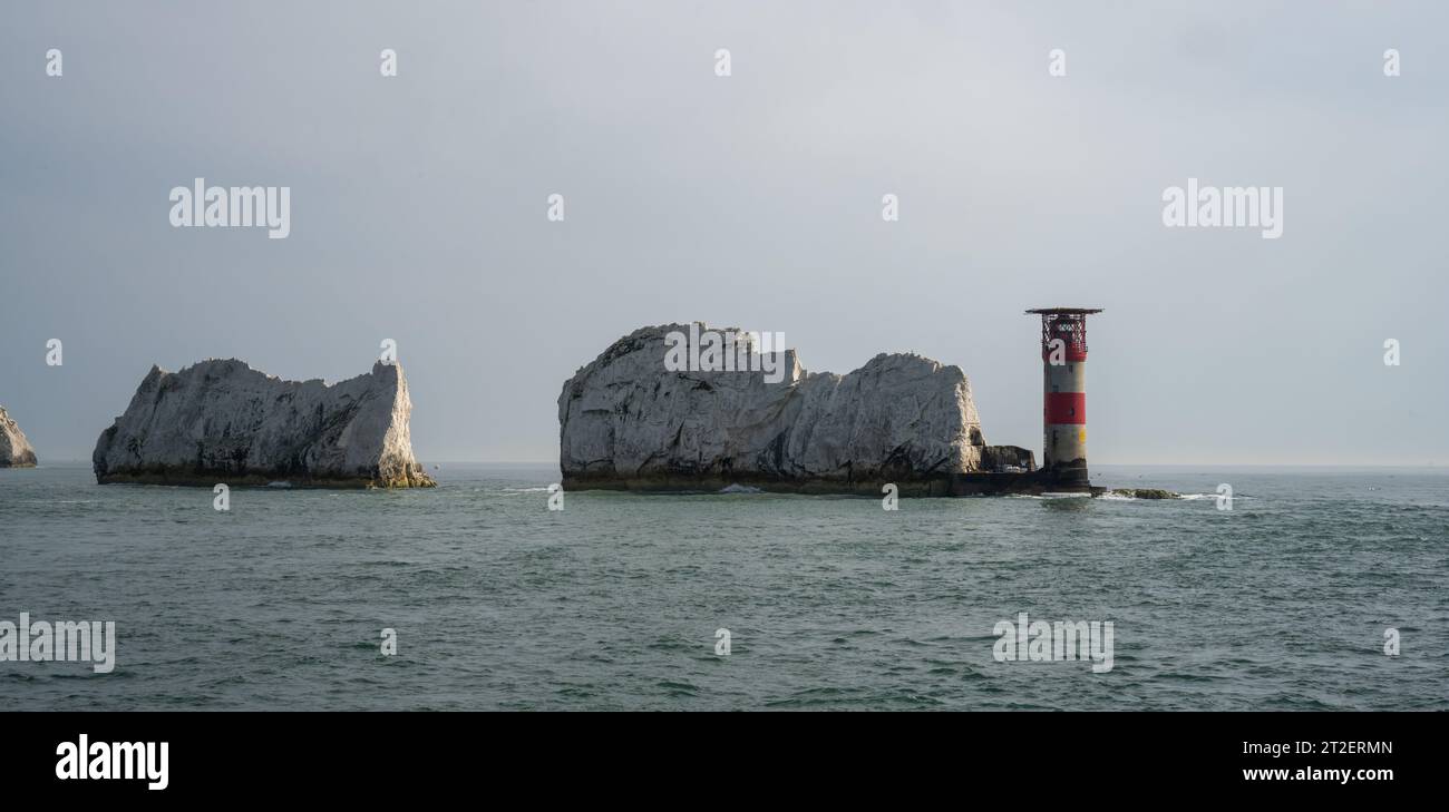 Les aiguilles, l'île de Wight Banque D'Images