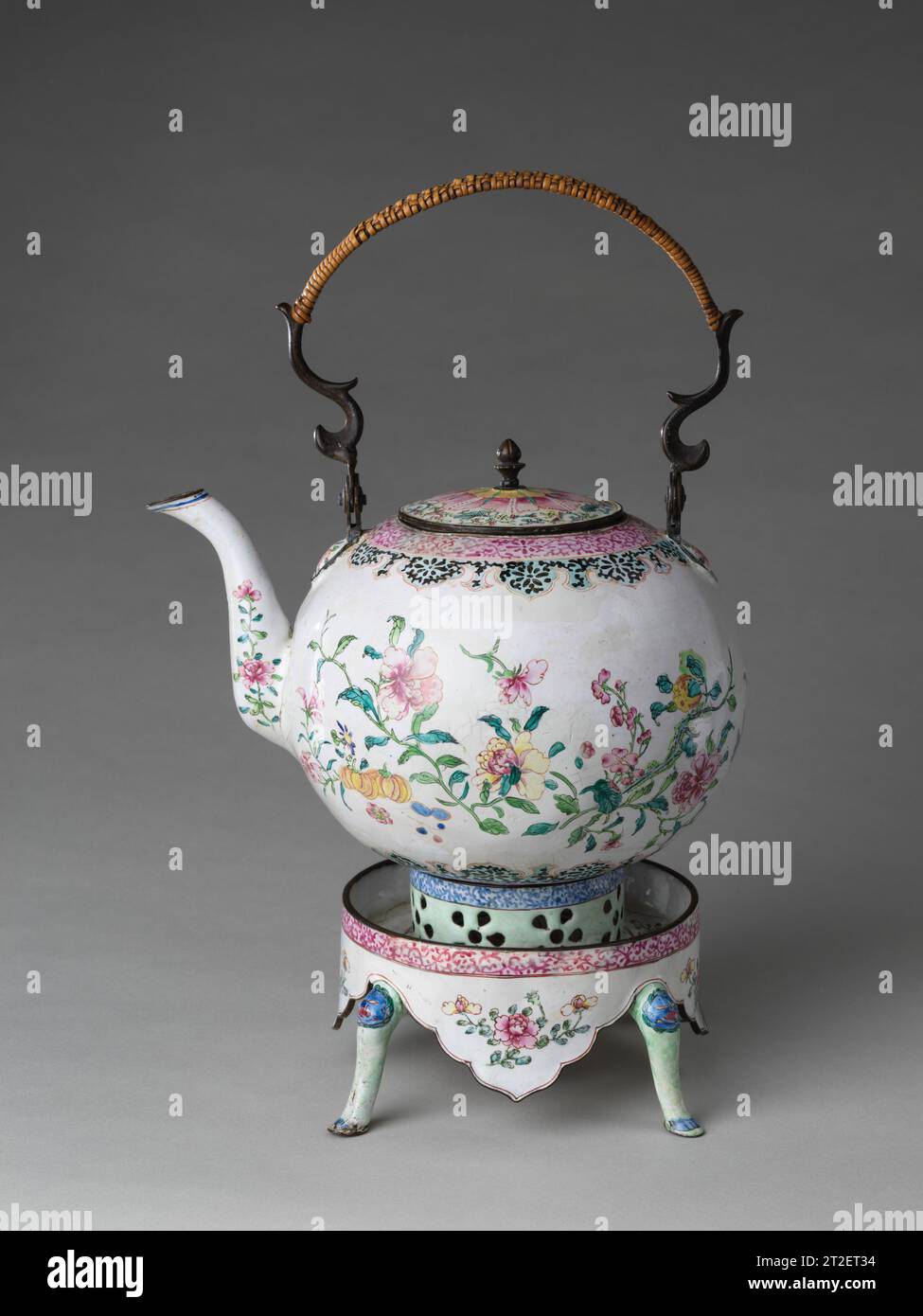 Bouilloire et stand Chine deuxième moitié du 18e siècle cet ensemble de