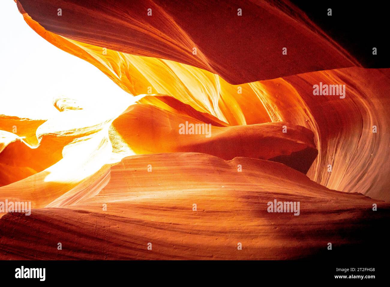 Le Lower Antelope Canyon, Arizona. États-Unis Banque D'Images