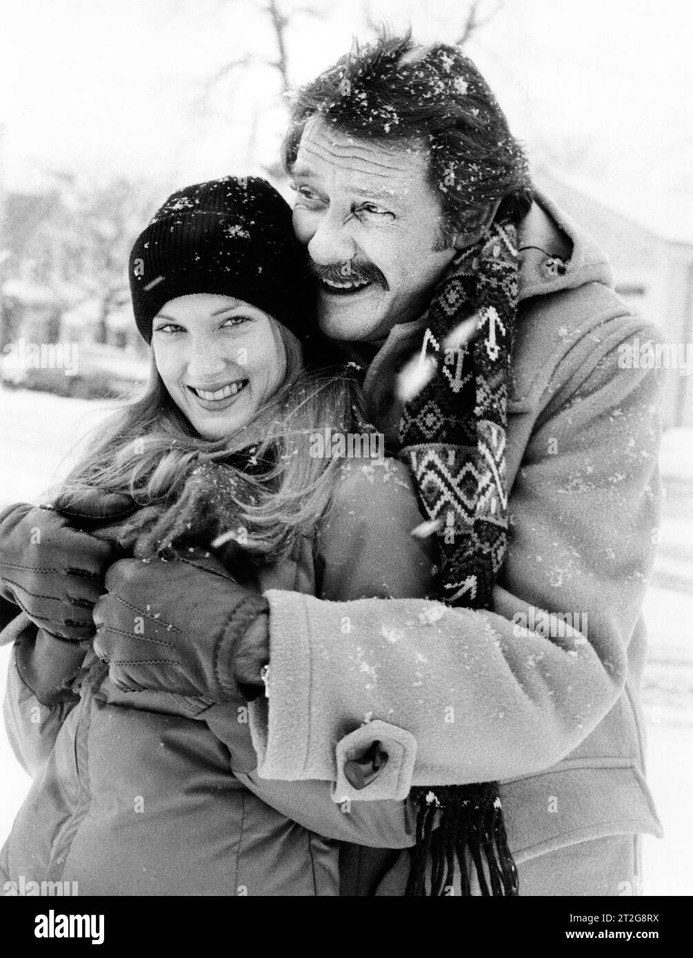 Annette O'Toole, Richard Crenna, portrait publicitaire pour le Téléfilm, 'la guerre entre les Tates', NBC, 1977 Banque D'Images