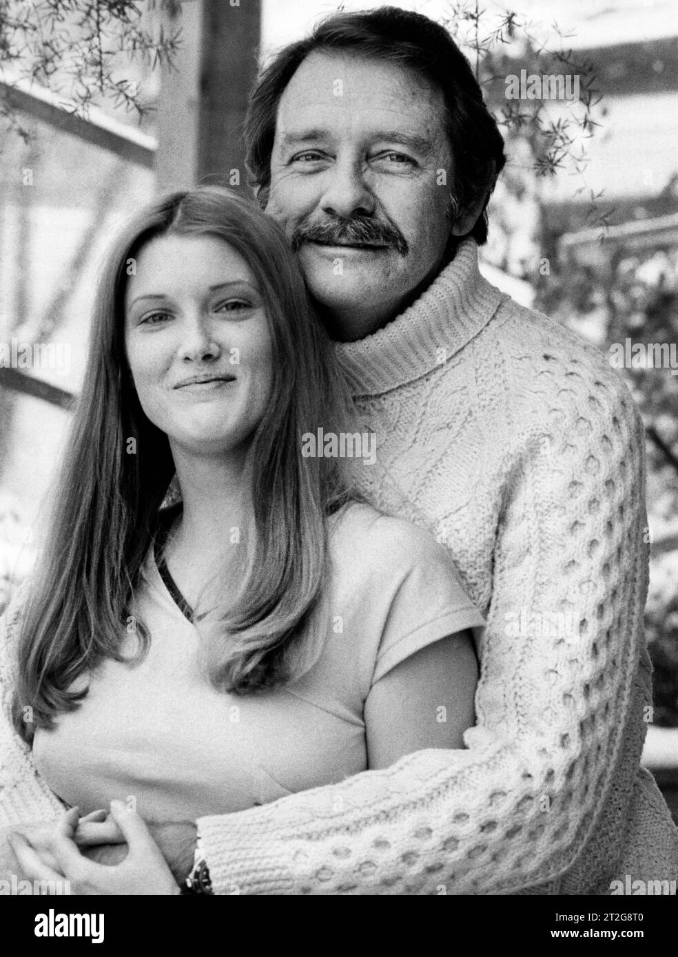 Annette O'Toole, Richard Crenna, portrait publicitaire pour le Téléfilm, 'la guerre entre les Tates', NBC, 1977 Banque D'Images