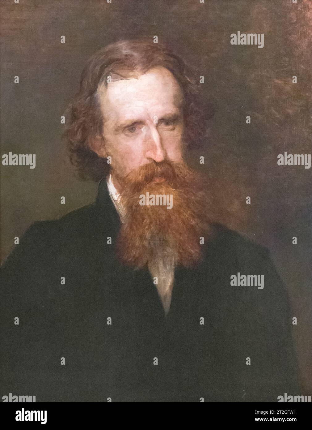 Sir Leslie Stephen par George Frederic Watts, huile sur toile, 1878 Banque D'Images