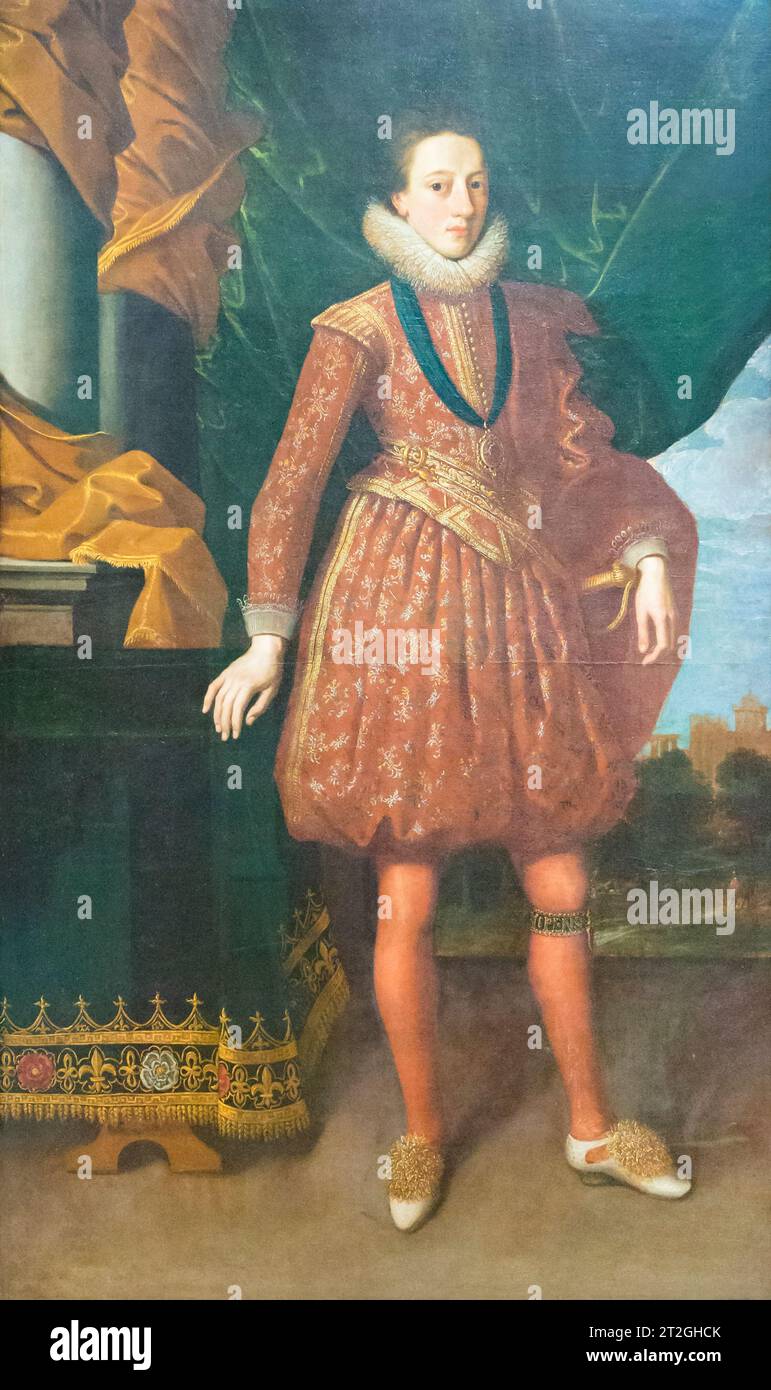 Roi Charles Ier par artiste inconnu, vers 1617-1620 Banque D'Images