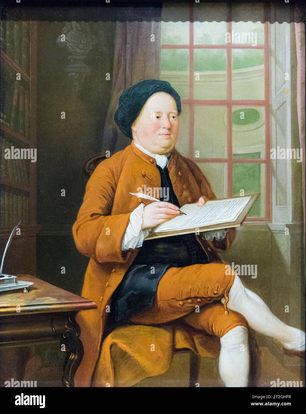 Samuel Richardson par Mason Chamberlin, 1754 Banque D'Images