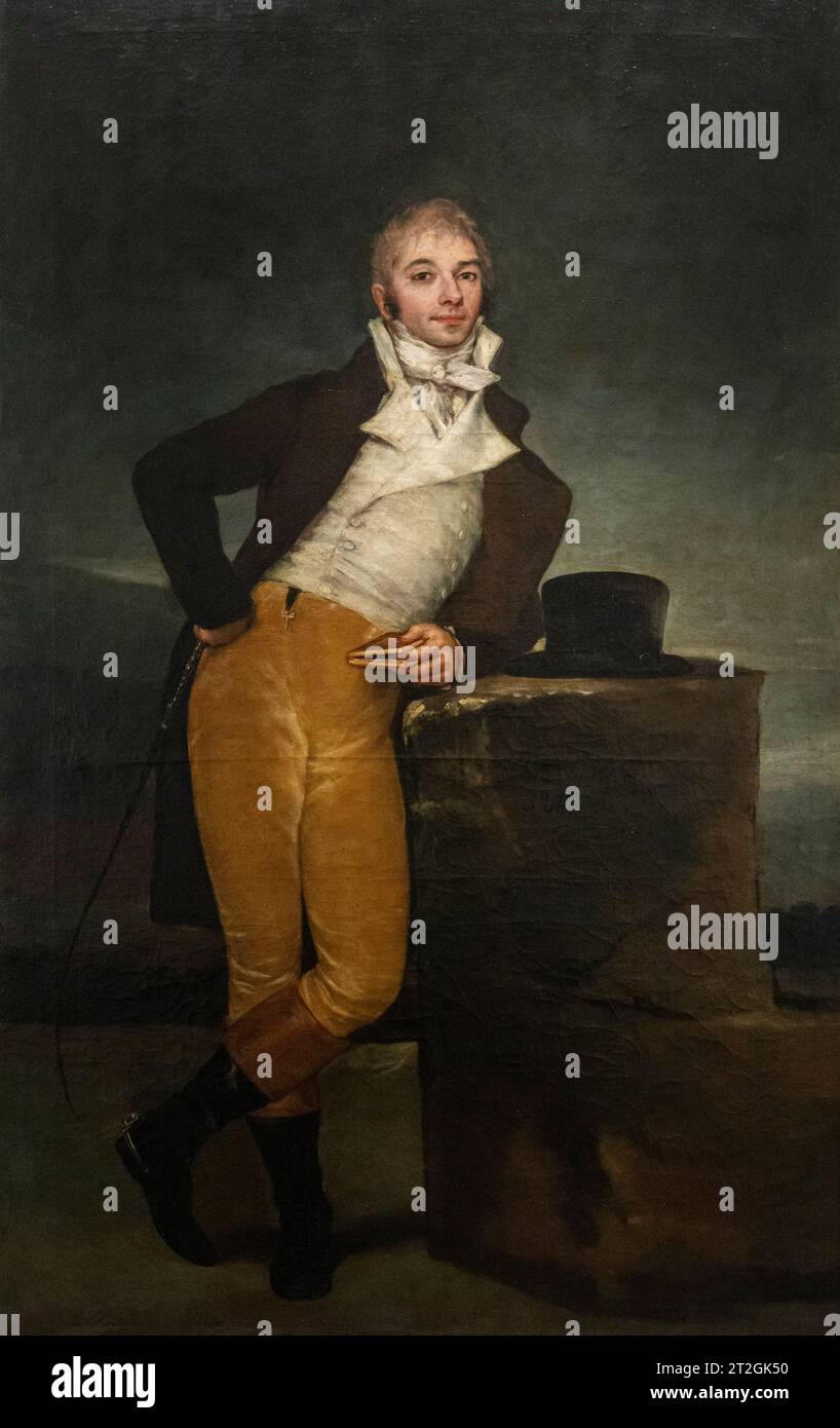 Portrait du marquis de San Adrian, 1804, huile sur toile, Francisco de Goya, Musée de Navarre, Pamplona, Navarra, Espagne Banque D'Images