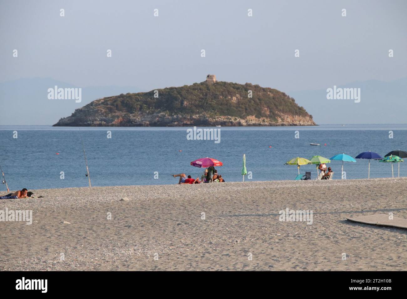 Paysage. Vue panoramique sur Diamante. Calabre. Italie. Banque D'Images