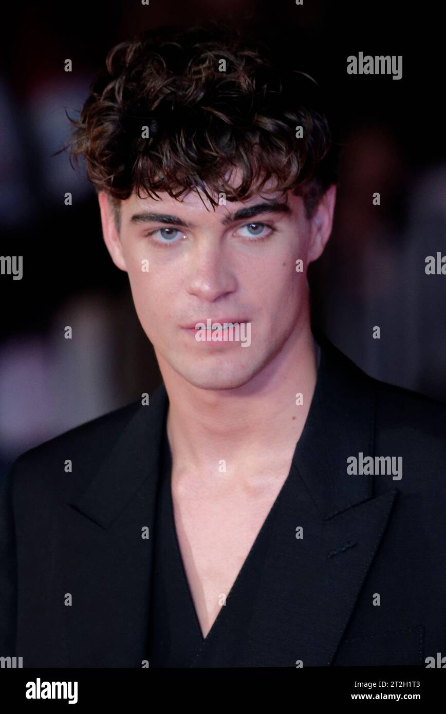 Lorenzo Zurzolo assiste à un tapis rouge pour le film 'Diabolik Chi SEI?' Lors du 18e Festival du film de Rome à l'Auditorium Parco Della Musica Banque D'Images