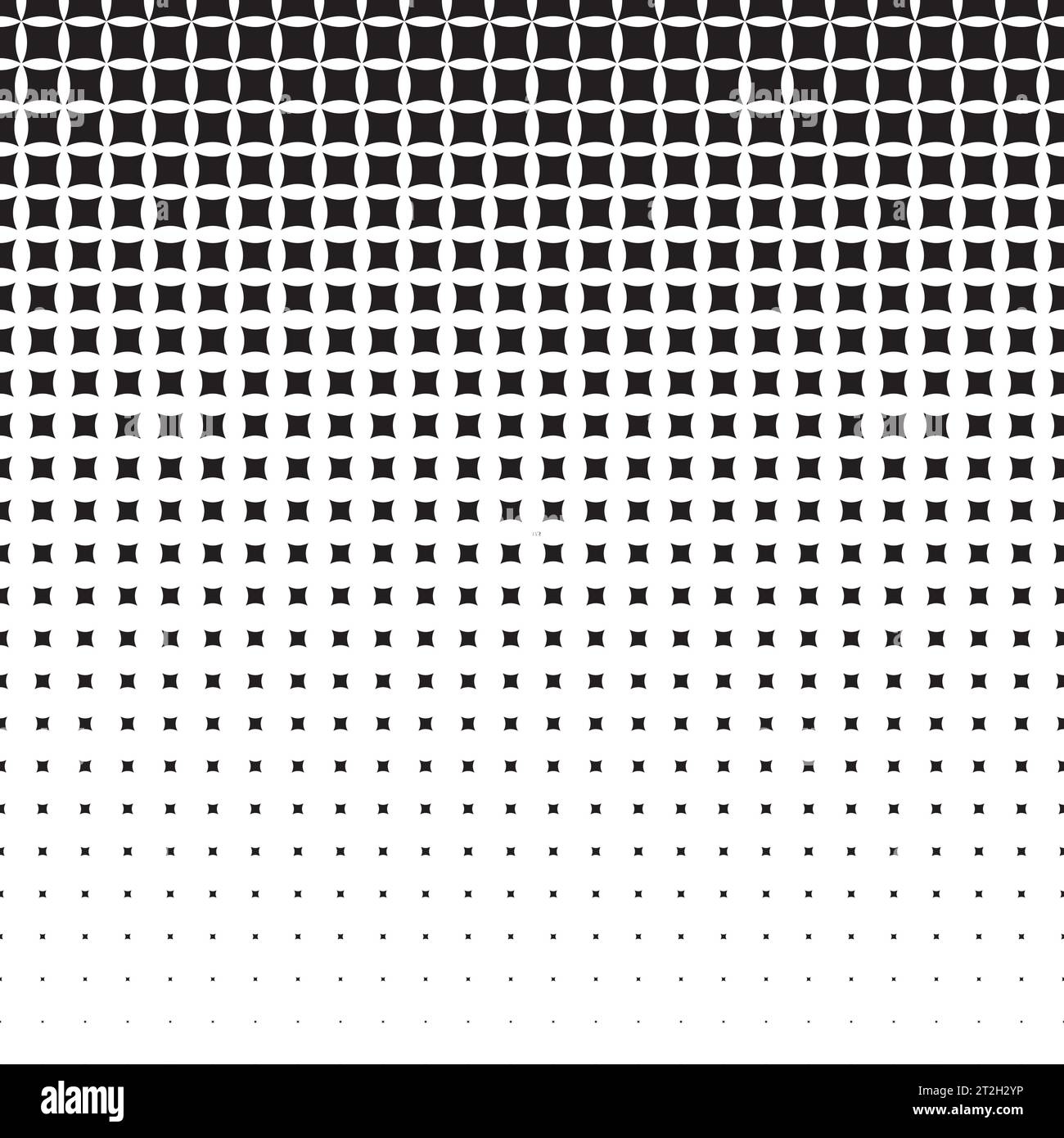 Motif en pointillés demi-tons noir et blanc. Illustration de Vecteur