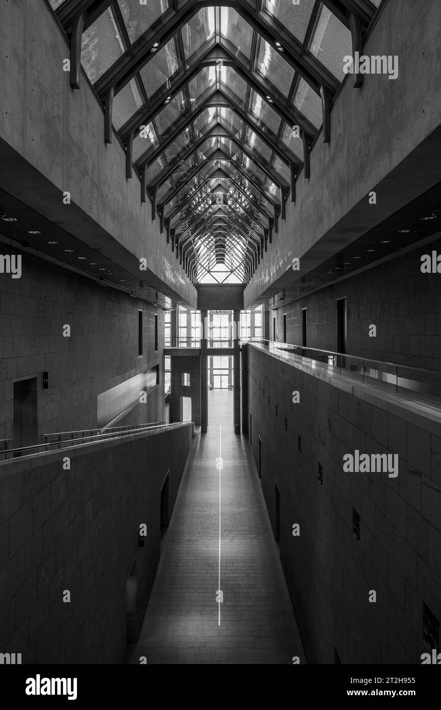 À l'intérieur du Musée des beaux-arts du Canada. Photographie d'architecture. Ottawa, Ontario, Canada Banque D'Images