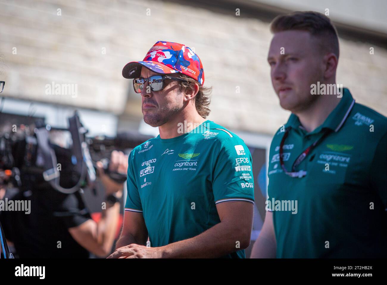 Fernando Alonso (SPA) Aston Martin F1 Team AMR23 en FORMULE 1 LENOVO UNITED STATES GRAND PRIX 2023 - Oct19 à Oct22 2023 circuit of Americas, A. Banque D'Images