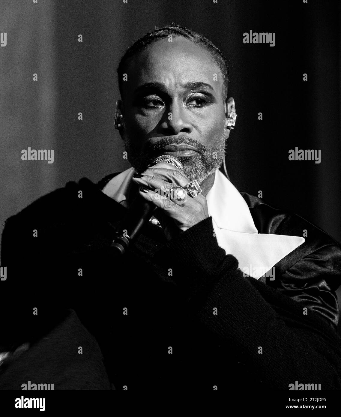 Billy porter répète sa performance avant le début du 17e gala annuel DKMS au Cipriani Wall Street à New York le 19 octobre 2023 Banque D'Images