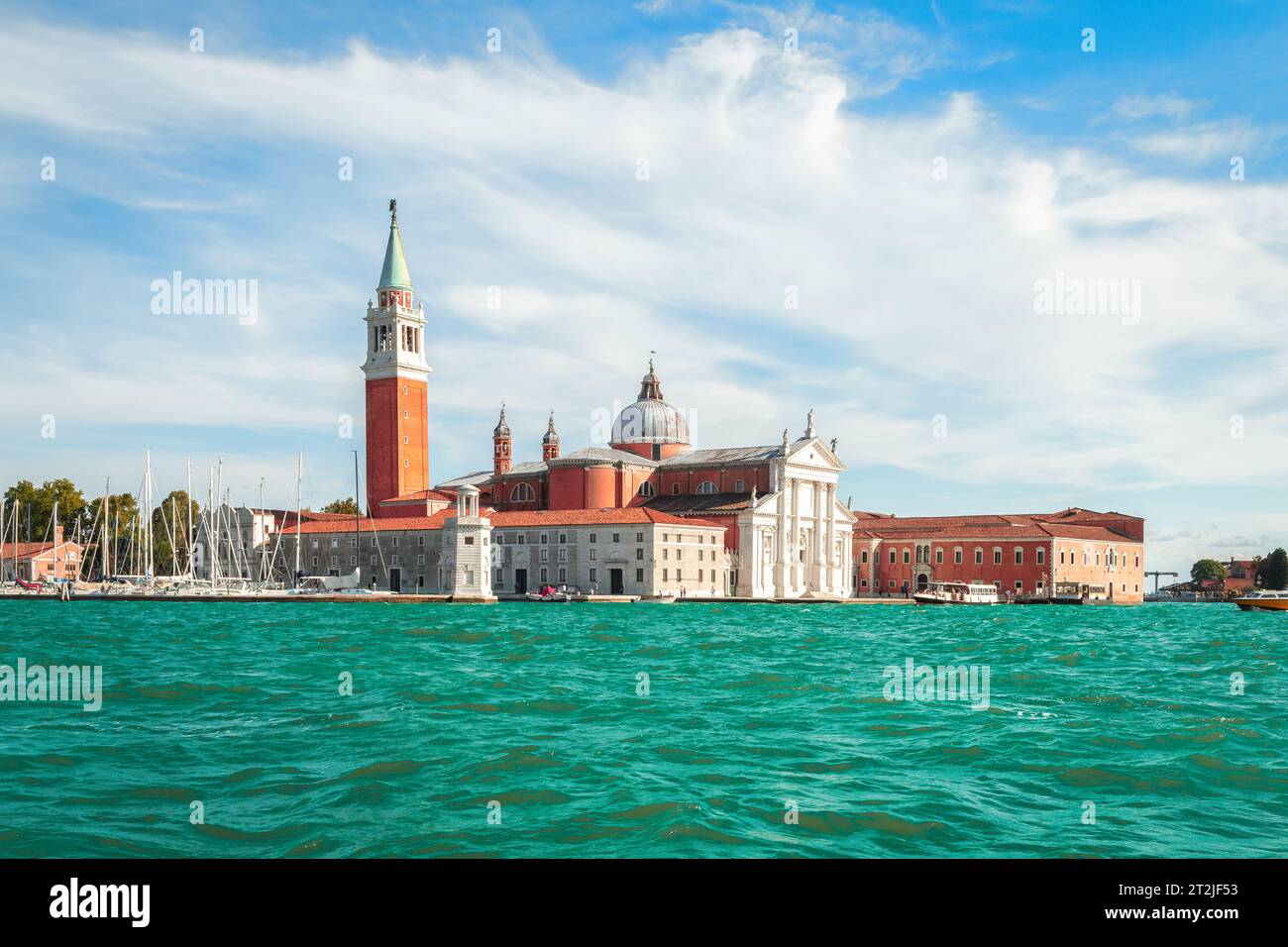 Vue de San Giorgio Maggiore, Venise Italie. Banque D'Images