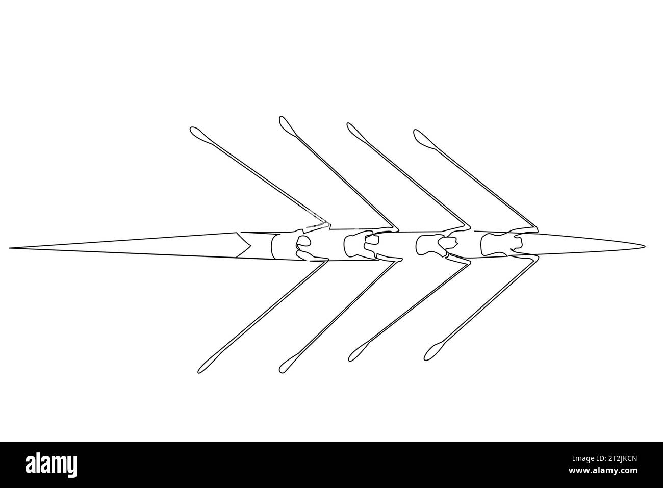 canoë-kayak de bateau regroupent les sports nautiques extrêmes course art de style de vie Illustration de Vecteur