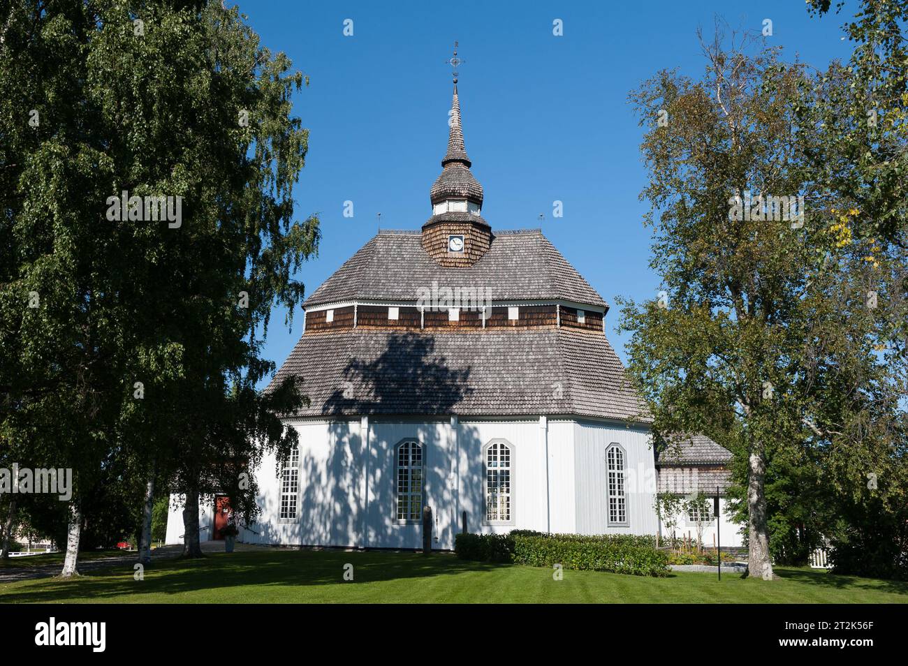 Église de Vemdalen, municipalité de Härjedalen, comté de Jämtland, Suède Banque D'Images