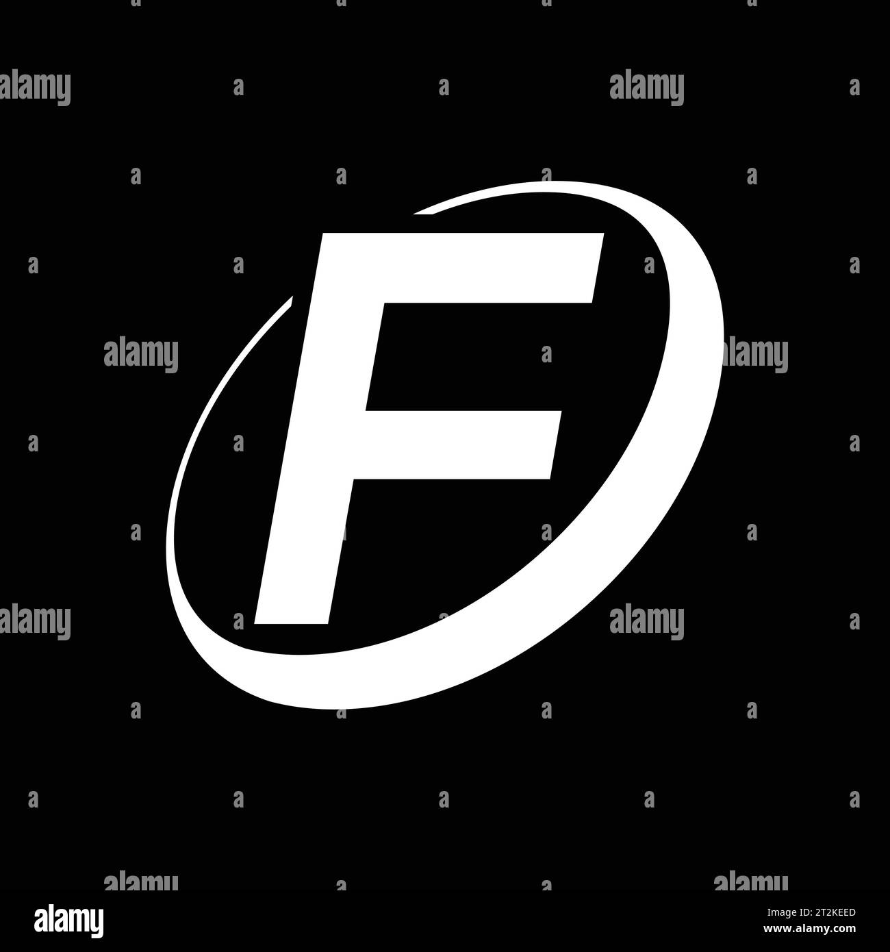 Logo F, monogramme F, initiales F icône, lettre F logo, icône, vecteur Illustration de Vecteur