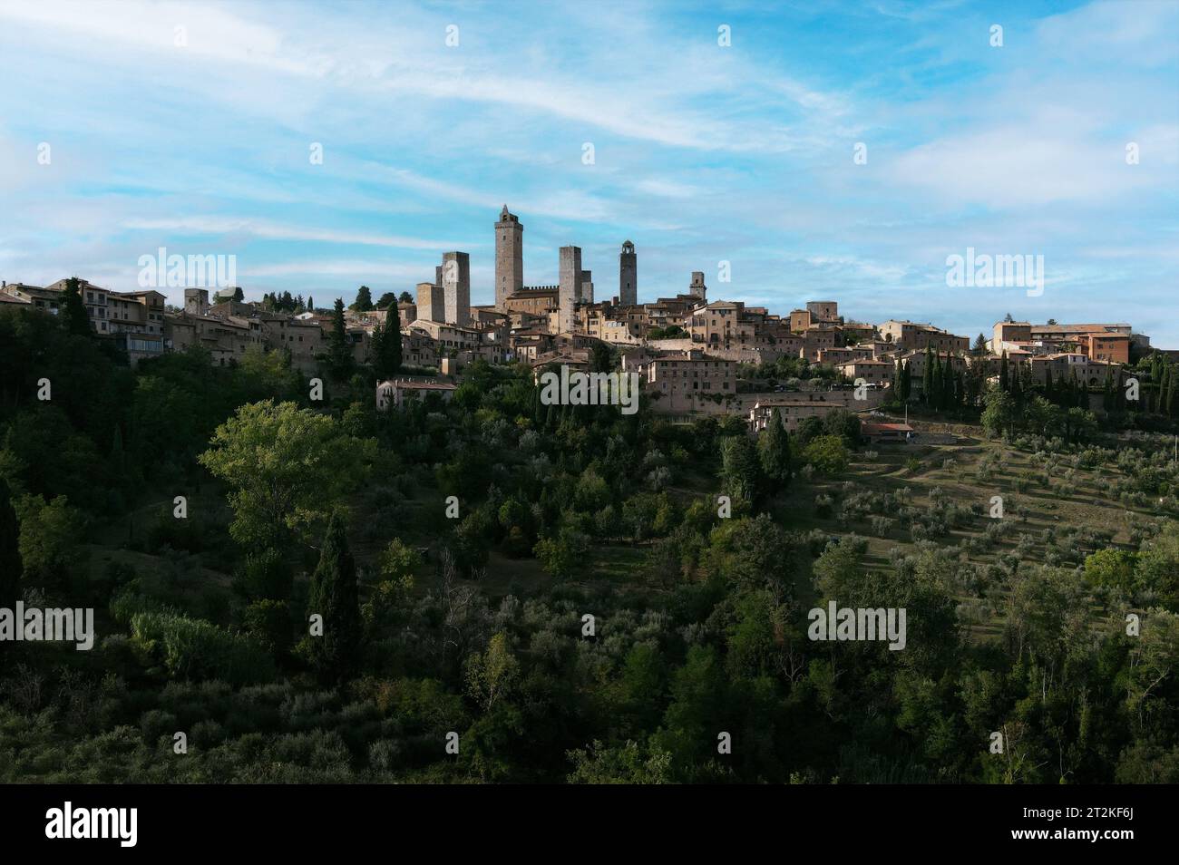 San Gimignano, Toscane, Italie Banque D'Images