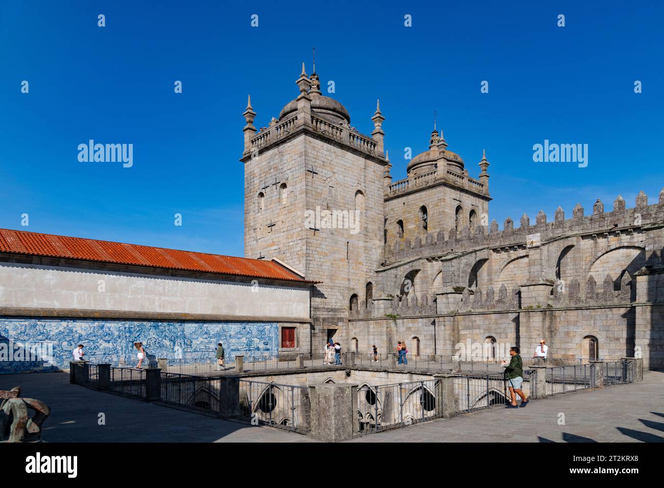 Se do Porto, Cathédrale de Porto, Portugal Banque D'Images