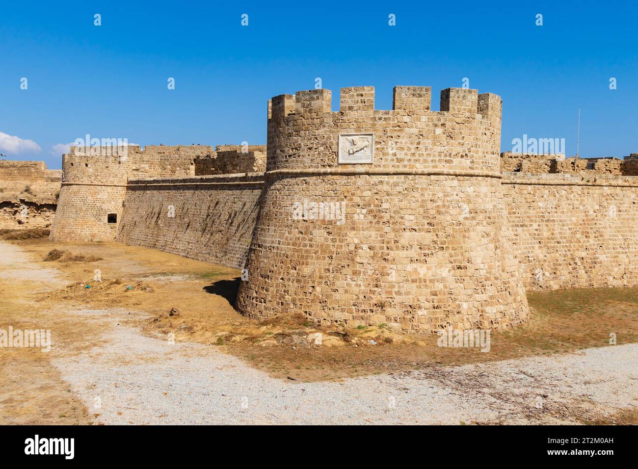 Tour Othello, château, Famagouste, Ammochostos, Gazimagusta, République turque de Chypre-Nord. Chypre du Nord Banque D'Images